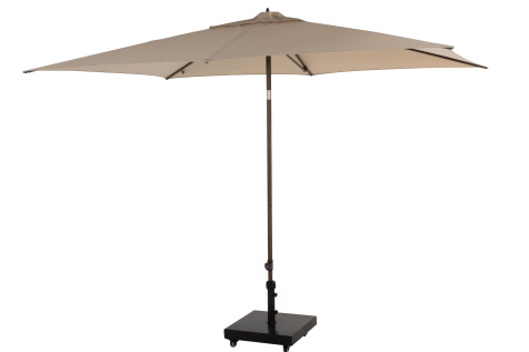  4 Seasons Azzurro Parasol 2x3m Wenge Frame - Beach